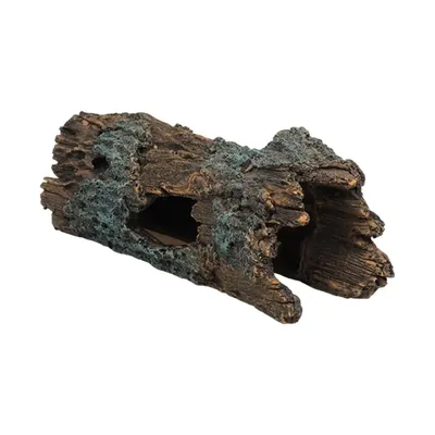 Fish Tank Hideout Hollow Tree Trunk Aquarium Decoration Tank Accessories for Amphibians Betta Small Lizards Turtles Reptile