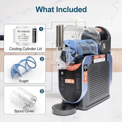【COUPON!】Für Ninja Slushie FS300 & FS301 Maker, Ersatzteile, Ersatz-Schneckenzubehör, für Ninja Slushie Machine Compon