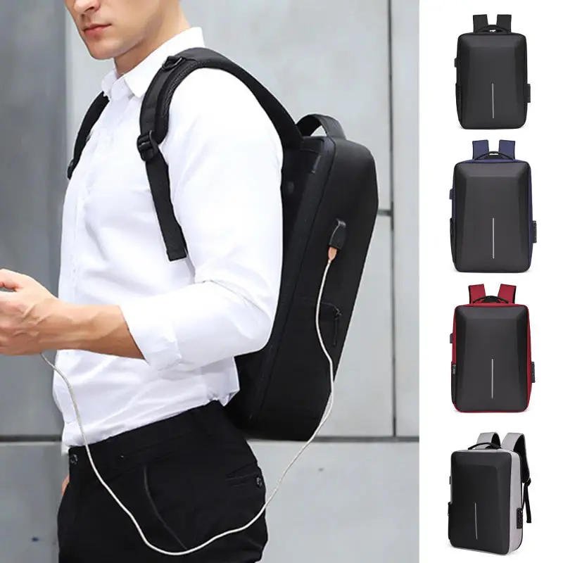 Männer Hard Shell Freizeit Pendeln Rucksack Casual Anti-diebstahl Große Kapazität Reisetasche Männlichen Modische Business Computer Taschen Image