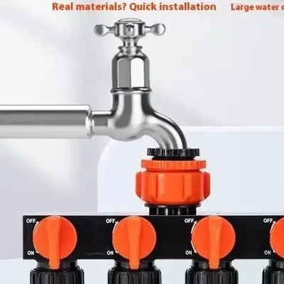 Watering Hose Connection Water Line Splitter Garden Gadgets Irrigation System Connector Agriculture Gardening Parts Supplies