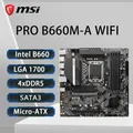 Supporto scheda madre WIFI MSI PRO B660M-A i9-14900KF 13900K i7-14700K i5-12400F CPU DDR5 6200 MHz LAG1700 NVME M.2 PCle 4.0