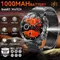 T-Rex 3 Outdoor-Sport GPS-Smartwatch, 1000 mAh Akku, 1,7-Zoll-AMOLED-Männer, militärisch, wasserdicht, Bluetooth-Anruf, Fitness-Smartwatch