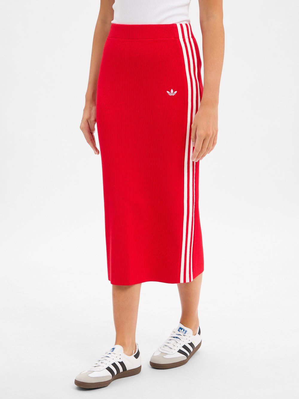 adidas Originals Strickrock Damen rot, S Image