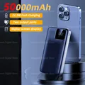 Power Bank portatile di grande capacità da 50000 mAh 22,5 W Alimentazione mobile a ricarica super veloce con display a LED per Iphone Xiaomi Samsung