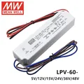 Mean Well LPV-60W 5/12/24V IP67 Alimentatore switching Driver LED Alimentatore DC 12V per striscia LED SMPS