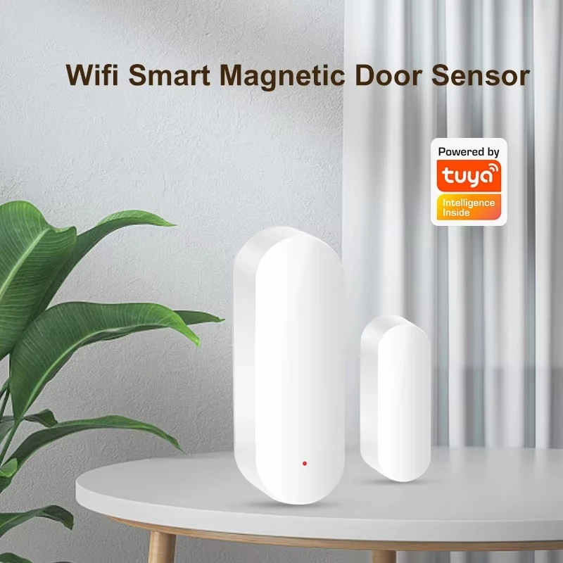 Xiaomi Smart WiFi Türsensor Smart Home Öffnen Schließen Detektor SmartlifeApp Steuerungsbenachrichtigung Kompatibel mit Alexa Google Home Image