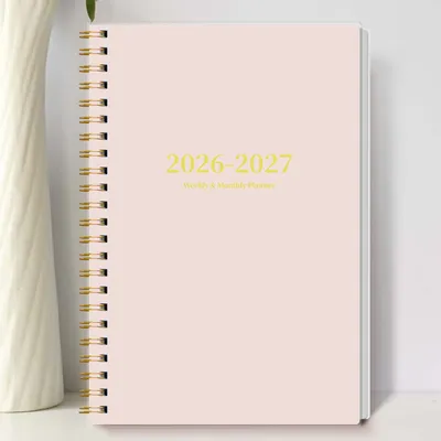2026-2027 A5 Weekly & Monthly Planner – Jan 2026 to Dec 2027 Spiral Organizer with Calendar & Notes, School & Office Supplies