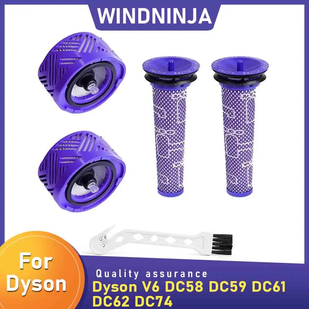 HEPA-Filter-Set für Dyson V6 DC58 DC59 DC61 DC62 DC74 Animal Absolute Akku-Staubsauger Ersatzteile Image