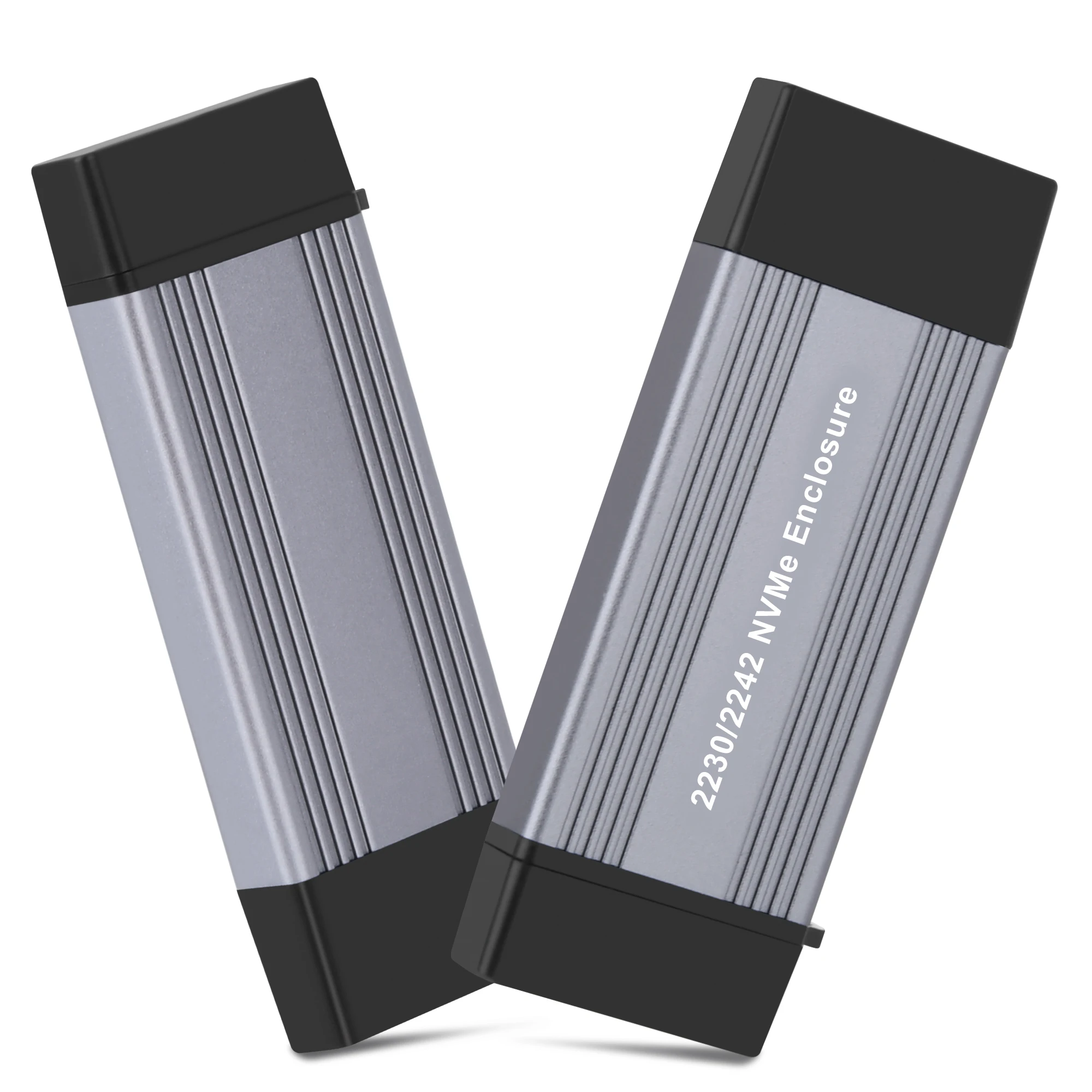 M.2 HDD-Adapter 10 GBPS NVME SSD-Gehäuse NVME M/M B USB 3.1 Typ-A + Typ-C 10 GBPS Unterstützung 2230 2242 M.2 M.2 SSD Image