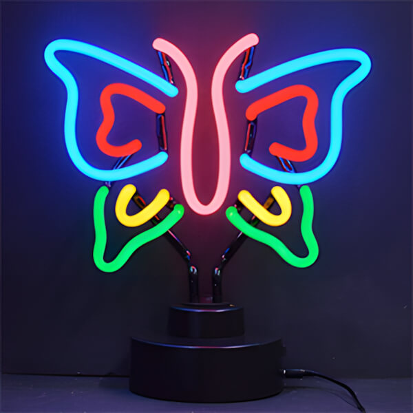 Neonetics Butterfly Neon Sculpture