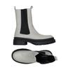 even odd Damen Stiefelette, Gr. 41, grau, Kunstleder