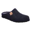 Pantoffel ROHDE "H.MERAN", Herren, Gr. 47, blau (dunkelblau), Veloursleder, klassisch, Schuhe, Hausschuh, Pantoffel, Homeslipper zum Schlupfen
