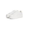 Plateausneaker TOMMY JEANS "TJW FLATFORM PEARLIZED SNEAKER", Damen, Gr. 40, weiß, Leder, Lederimitat, sportlich, Schuhe, Freizeitschuh, Halbschuh, Schnürschuh mit weichem Schaftrand
