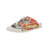 Pantolette ALMA EN PENA "ALMA EN PENA Pantoletten Lederimitat", Damen, Gr. 39, rot (coral), Lederimitat, casual, Schuhe