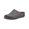 Hausschuh HAFLINGER "Haflinger Hausschuhe Filz", Herren, Gr. 45, grau (anthrazit), Filz, casual, Schuhe