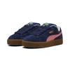 Sneaker PUMA "Suede XL Sneakers Erwachsene", Gr. 40, persian blau gum beige, Obermaterial: Kuhleder, Synthetik; Futter: Textil, Synthetik; Innensohle: Textil; Laufsohle: Gummi, Schuhe