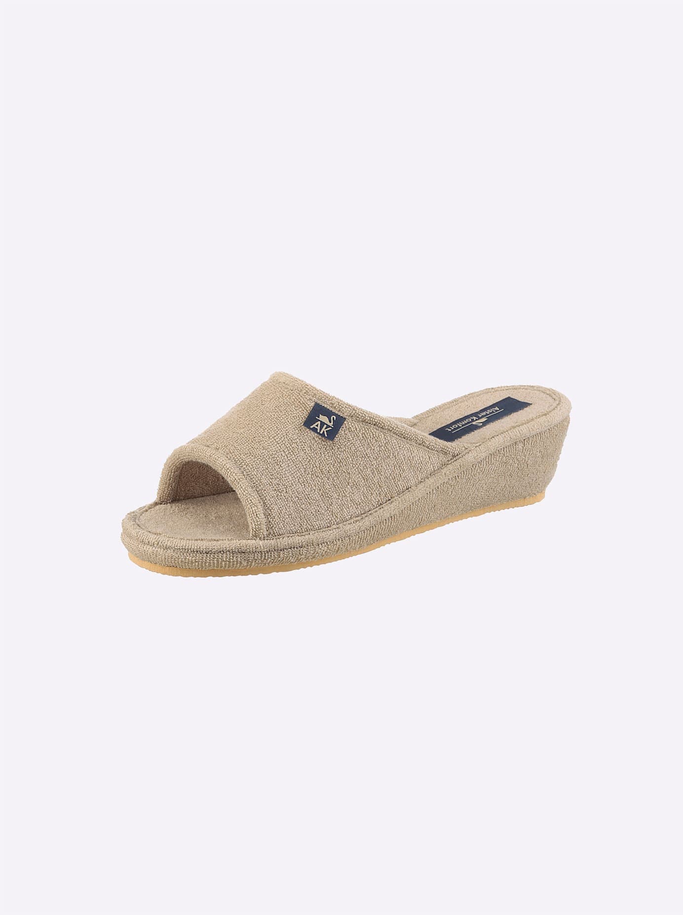 Pantoffel CASUAL LOOKS, Damen, Gr. 39, beige, Schuhe