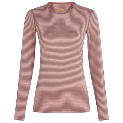 Icebreaker - Women's 200 Oasis L/S Crewe - Merinounterwäsche Gr M rosa/braun Image