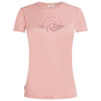 Icebreaker - Women's Merino 150 Tech Lite S/S Sunrise Summit - Merinoshirt Gr XS rosa Image