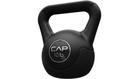 CAP Barbell 10-lb Vinyl Kettlebell, Black