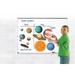 Learning Resources Giant Magnetic Solar System (Set of 12)