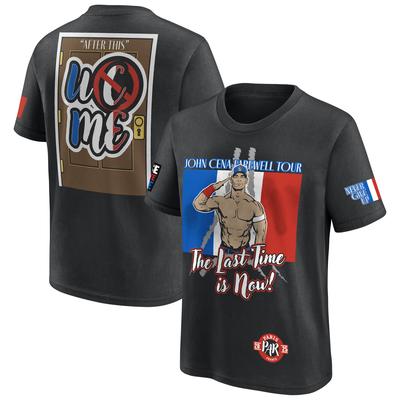 WWE John Cena Farewell 2025 Paris T-Shirt - Schwarz - Jugendliche Image