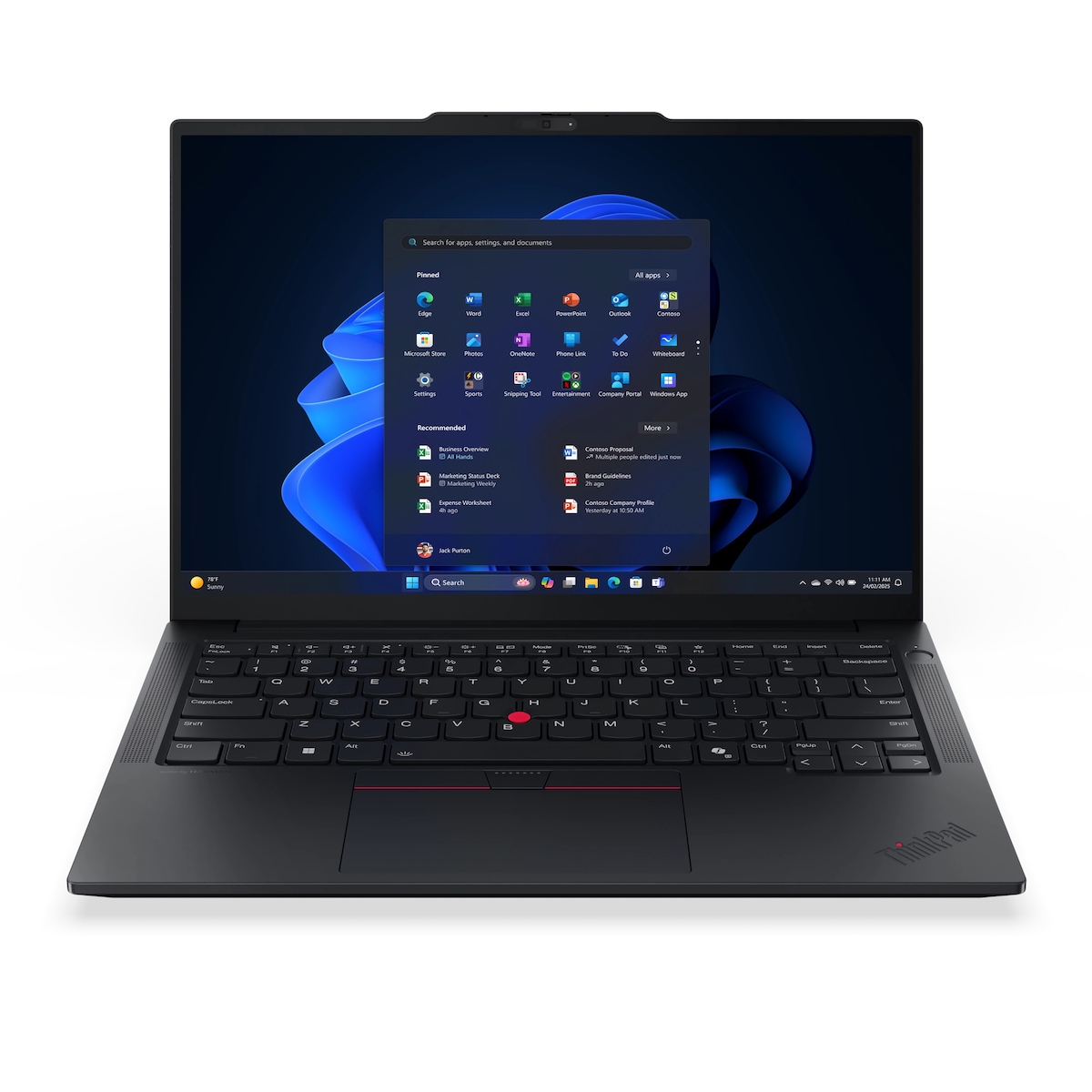 Lenovo ThinkPad E14 G7 (Black, 14" WUXGA, AMD Ryzen™ 7 250, 96 GB RAM, 2 TB SSD) mit Windows 11 Pro Image