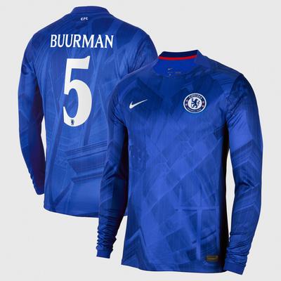 Chelsea Pokal Nike Stadion Langarm Heimtrikot 2025-26 mit Aufdruck Buurman 5 Image