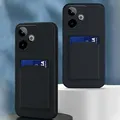 Custodia a portafoglio in silicone morbido di lusso per Realme GT 7 GT 7T 5G Slot per porta carte per Realme GT 7 Pro 5G 7 T Cover posteriore