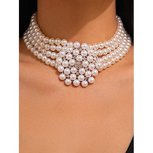 Damen-Set mit Perlenkette und Armband im Vintage-Gatsby-Stil für Partys und Veranstaltungen im Stil der 1920er Jahre Image