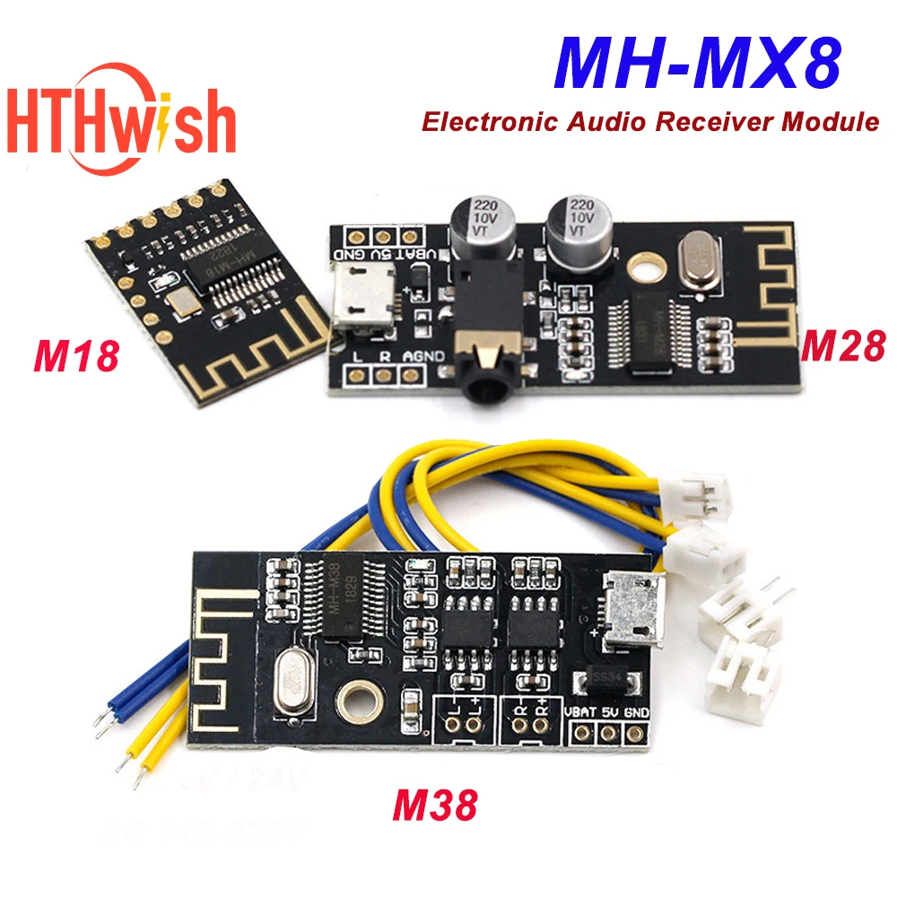 MH-MX8 MP3 Decoder Board Bluetooth 4,2 5,0 Audio Modul M18 M28 M38 Verlustfreie Stereo DIY Refit Lautsprecher Hohe Fidelity HIFI Image