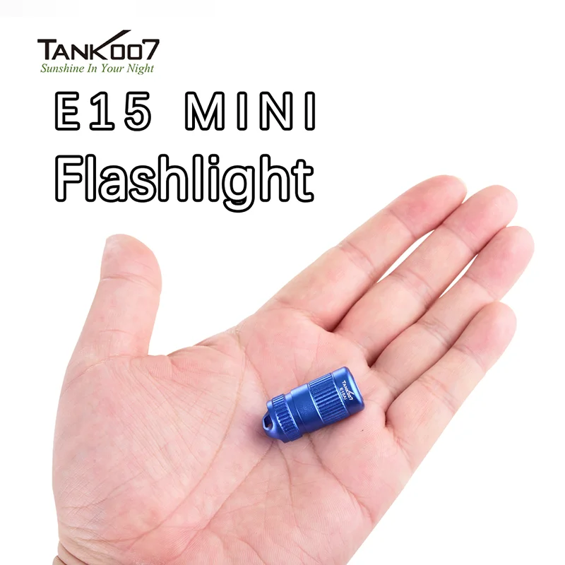 TANK007 E15 100LM Mini-Taschenlampe LR44 Knopfzellen-Taschen-LED-Licht IPx7 wasserdichte und sturzsichere Taschenlampe Image