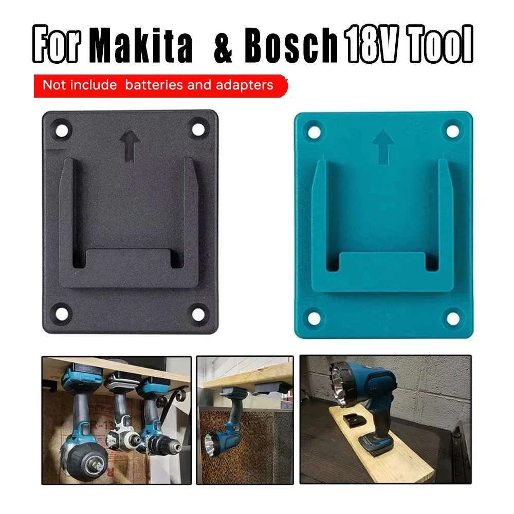5/10Pcs für Makita & Bosch 18V Werkzeug Halter Bohrer Wand Halterung Maschine Lagerung Halterung für display-ständer Rack Fix Gerät Hängen Image
