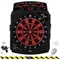 Solar Blast Electronic Dartboard Deluxe Size Over 55 Games Overhead 4-Panel Auto-Scoring LED Cricket Display with Impact-Tough