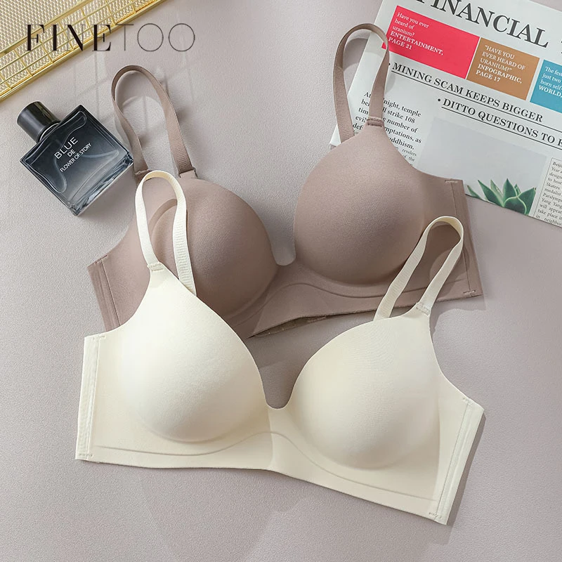 Frauen Nahtlose Bh Drahtlose Push-Up Bralette Kleine Brust Atmungsaktive Unterwäsche Weibliche Versammelt Unsichtbare Top Komfort Dessous Image