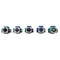 2pcs KSILVER TMR Electromagnetic Joystick for PS5 PS4 XBOX ONE Series X/S XBOX Elite 2 Controller Left Right 3D Thumb Stick
