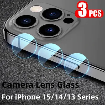 3PCS Kamera Objektiv Glas Für iPhone 15 14 13 Pro Max Kamera Objektiv Schutz Film für iPhone 13 14 15 Pro max 16Plus 16Pro Max Glas