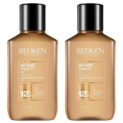 Redken - All Soft Argan Oil 2er Set* Haaröle & -seren 222 ml Damen (269.77 € / 1 l) Image