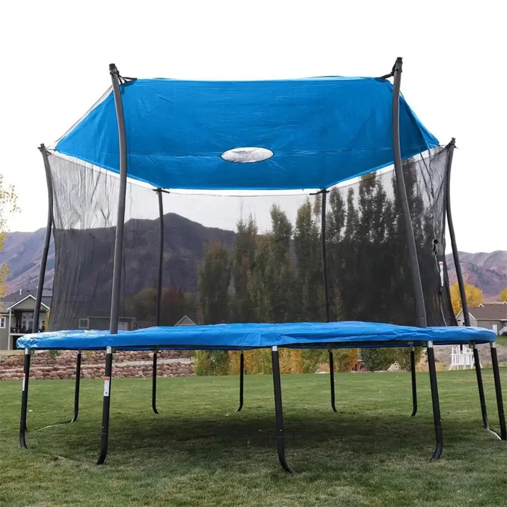 6/8/10ft Trampolin-Abdeckung, Anti-UV-Trampoline, Baldachin, wasserdichtes Trampolin-Dach, Sonnenschutz für Hinterhof-Spielplatz im Freien Image