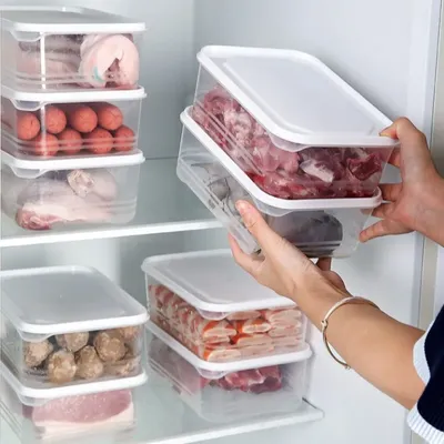 10-Pack Airtight Food Storage Containers - Stackable Kitchen Organizers ( Leakproof, Fridge/Freezer to Outdoor Use)