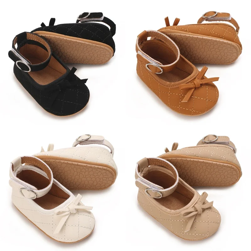 Baby Mädchen Prinzessin Schuhe Frühling und Herbst Neue Weiche sohlen Turnschuhe 0-12 Monate Mädchen Schuhe Anti slip Baby einzelnen Schuhe Image
