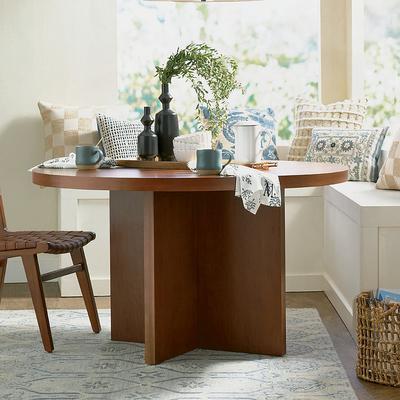 Sabino Round Dining Table, 54" - Hickory - Grandin Road