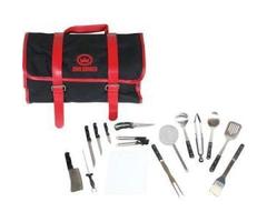 Tailgating Utensil Set w/ Carrying Case - Grill Accessories by S