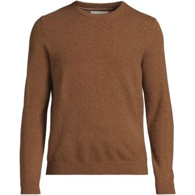Tall Crew Neck Cashmere Jumper, Men, size: 42-44, big and tall, Brown, Cashmere, by Lands' End
