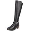 Stiefel REMONTE "Remonte Stiefel Glattleder", Damen, Gr. 38, schwarz, Glattleder, casual, Schuhe
