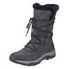 Stiefel RIEKER "Rieker Stiefel Lederimitat", Damen, Gr. 38, grau (anthrazit), Lederimitat, casual, Schuhe