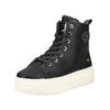 Sneaker MUSTANG SHOES "Mustang Shoes Sneaker Lederimitat", Damen, Gr. 38, schwarz, Lederimitat, casual, Schuhe