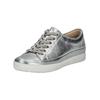 Sneaker CAPRICE "Caprice Sneaker Leder", Damen, Gr. 37, silber, Leder, casual, Schuhe