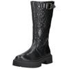 Stiefel STEVE MADDEN "STEVE MADDEN Stiefel Leder", Damen, Gr. 38, schwarz, Leder, casual, Schuhe