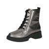 Schnürstiefelette CAPRICE "Caprice Stiefelette Leder", Damen, Gr. 39, grau (stone), Leder, casual, Schuhe